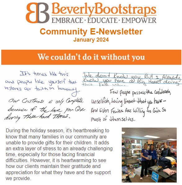 Community E-Newsletter – January 2024