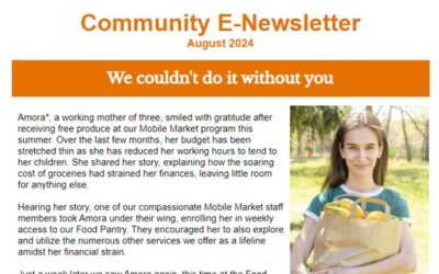 Community E-Newsletter – August 2024