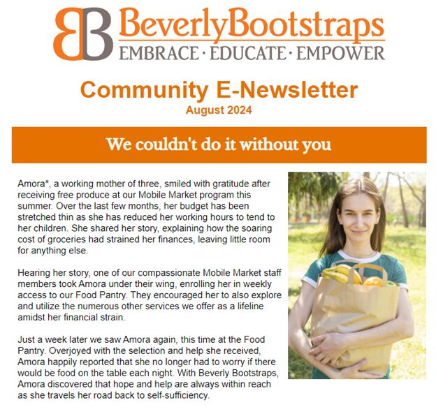 Community E-Newsletter – August 2024