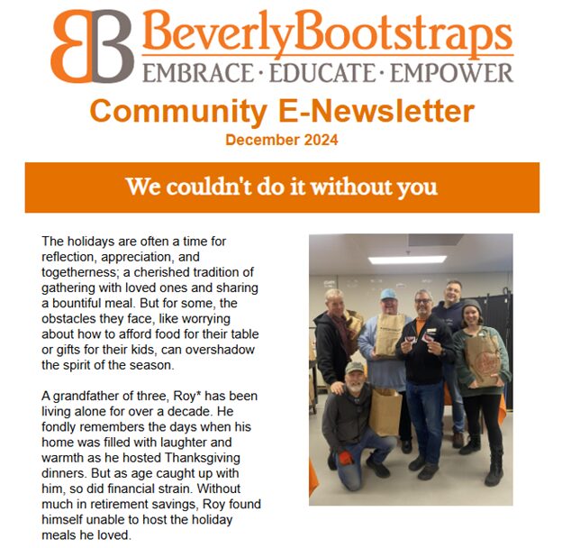 Community E-Newsletter – December 2024