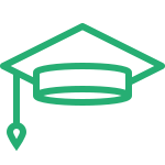 graduation cap icon graduation cap icon