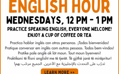 Practice English in a Friendly, Relaxed Setting!