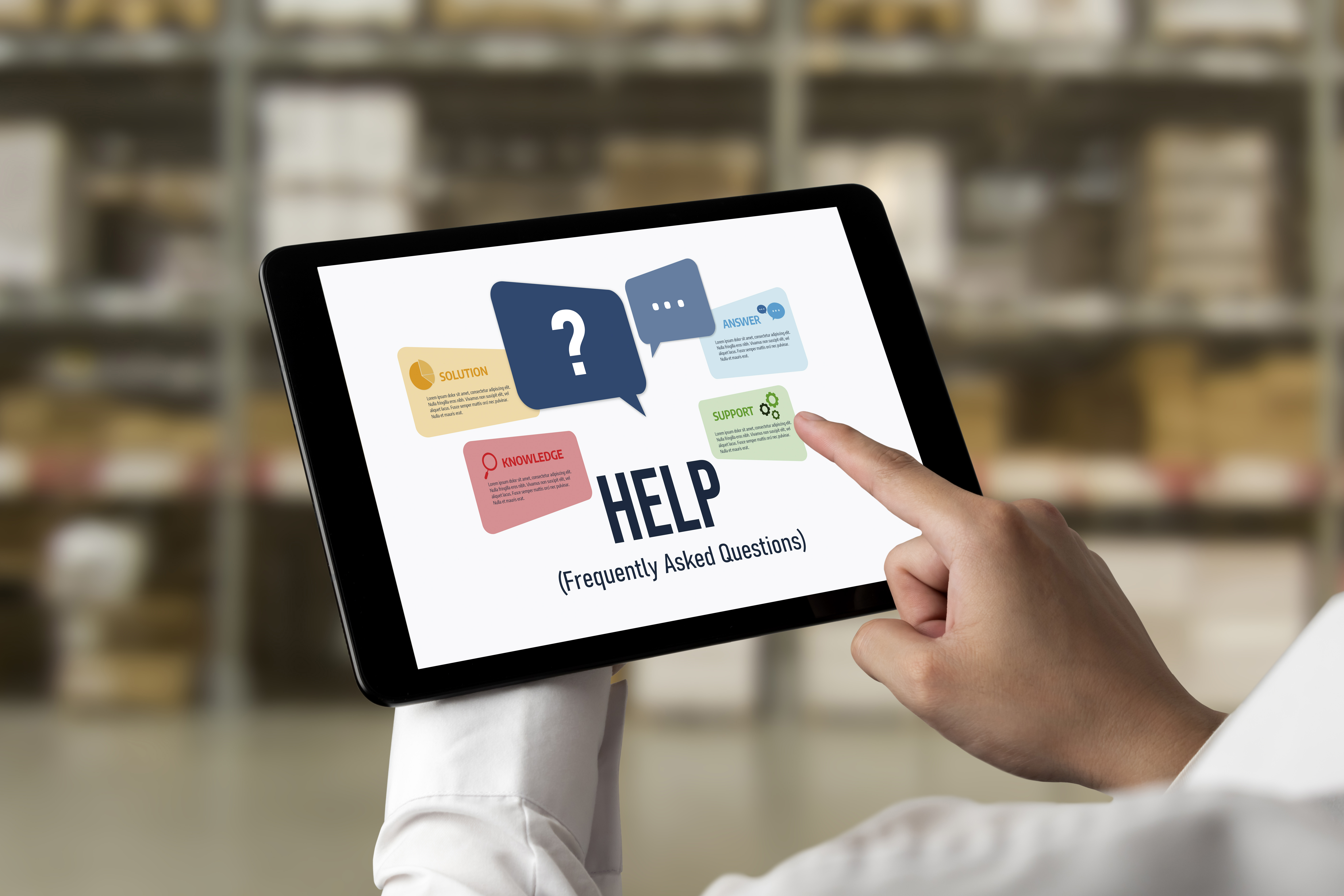 Help screen on the website provide answer to FAQ snugly Food_Community_Meals