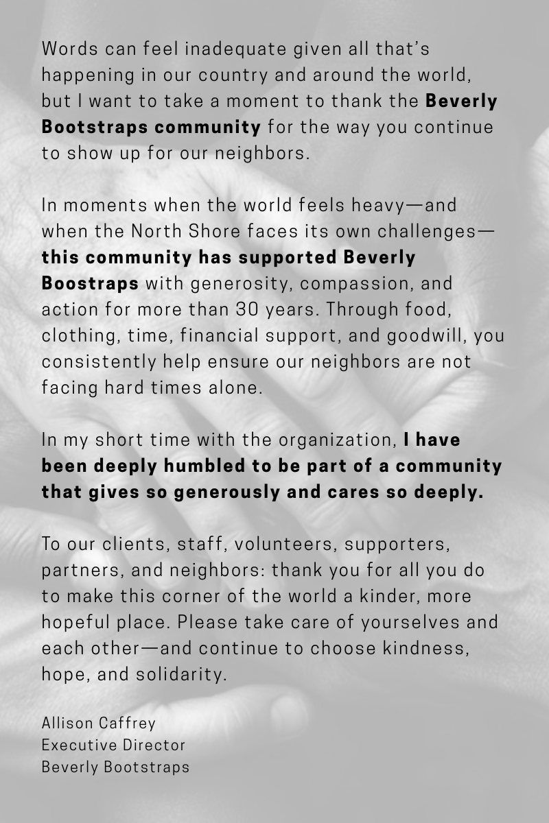 image of thank you message