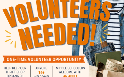 One-Time Thrift Shop Volunteer Shifts